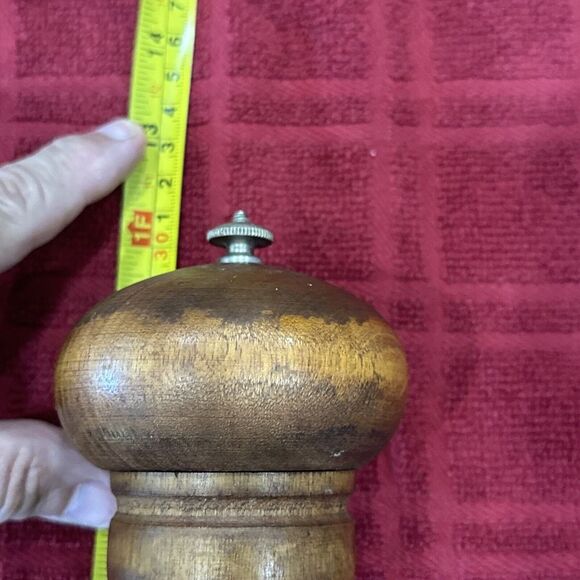 MCM Mid Century Modern Wood Salt & Pepper Set‎ By Mort N Marton Canada - Picture 5 of 5